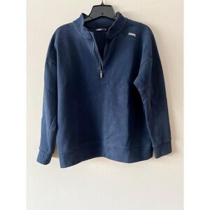 UNRL Men's Midnight Navy Outbound Quarter Zip Pullover Small